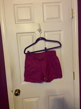 Time and Tru Magenta Cargo Shorts